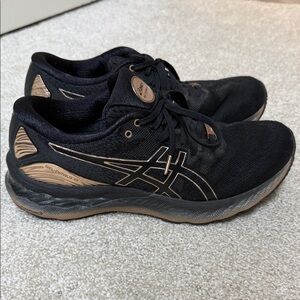 ASICS Black and Brown Gel-Nimbus Shoes